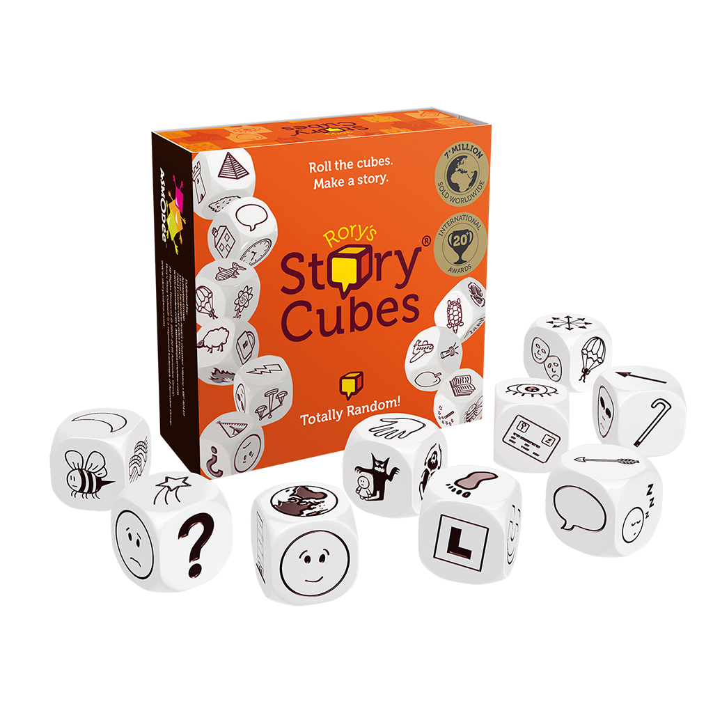  Rory's Story Cubes (Eco-Blister), Storytelling Game for Kids  and Adults, Fun Family Game, Creative, Ages 6 and up, 1+ Players, Average Playtime 10 Minutes