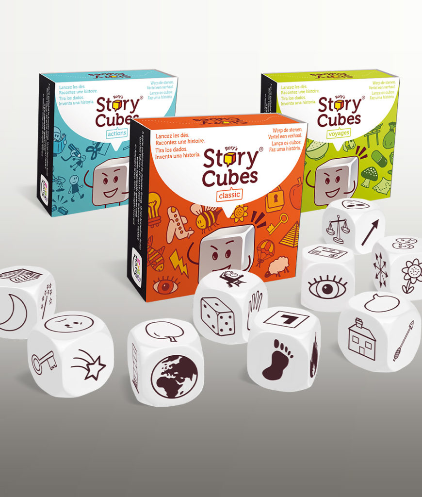 Storytelling skills through games (1): Story Cubes